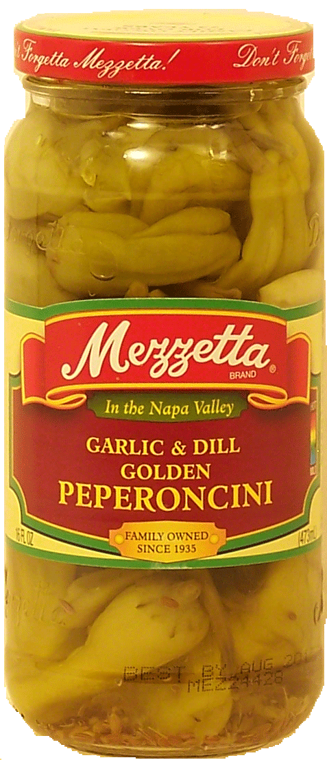 Mezzetta  garlic & dill golden peperoncini Full-Size Picture